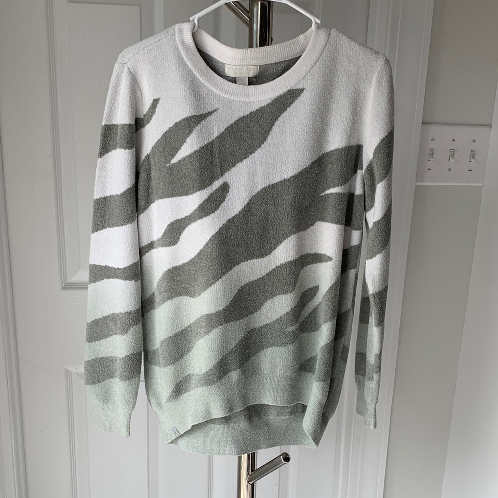Barefoot Dreams Cozychic Ultra Lite Ocean Reef Sweater, size XS.